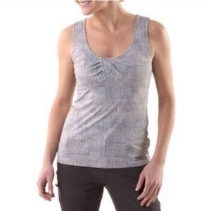 Patagonia Grey Patterned Scoop Neck Tank Top - Women's